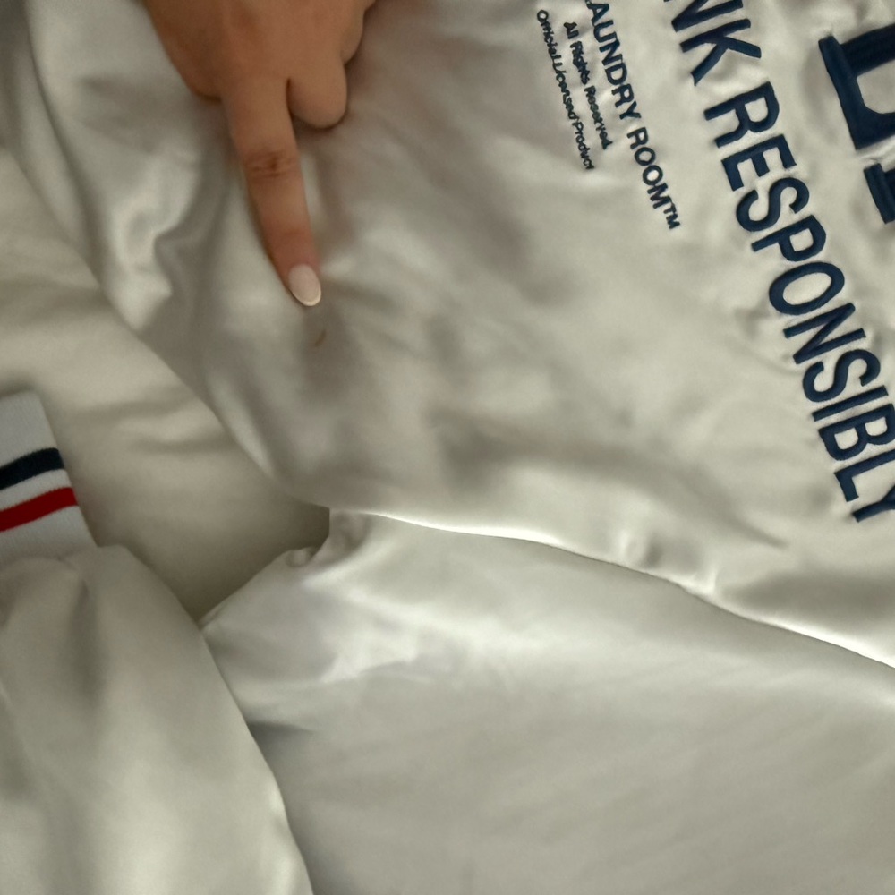 The Laundry Room Coors Light White Varsity Jacket - Picture 7 of 7